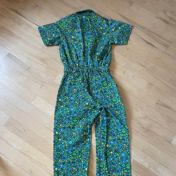 Big Bud Press Multicolor Moss Blossom Floral Jumpsuit - Picture 3 of 10